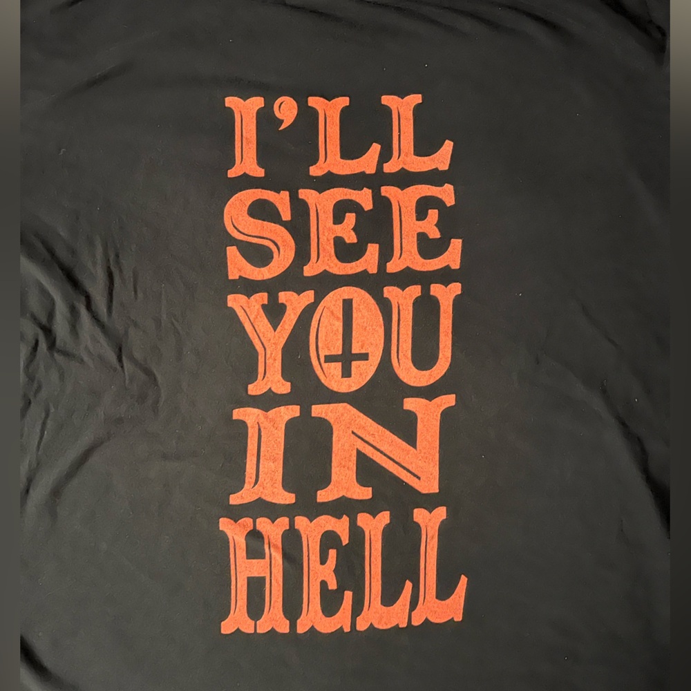 Limited Edition The Mountain Vvitch "I’ll See You In Hell" T-Shirt XL
